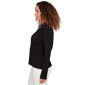 Petite Emaline Dusted Petals Contrast Trim V Neck Sweater - image 4
