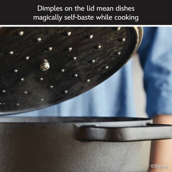Farberware&#174; Disney Monochrome 3qt. Cast Iron Shallow Casserole