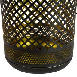 Northlight Seasonal 7in. Diamond-Cut LED Solar Lantern