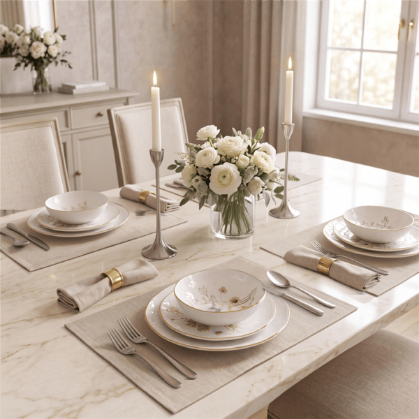 Sango Gansevoort Wildflower 12pc. Luxury Porcelain Dinnerware Set