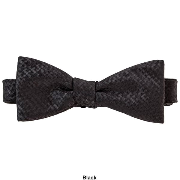 Mens John Henry Effort Solid Boxed Bow Tie