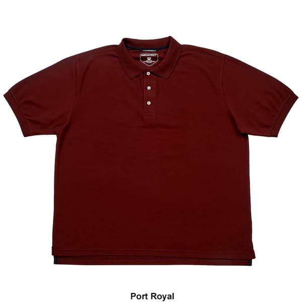 Mens Big & Tall Architect&#174; Short Sleeve Pique Polo