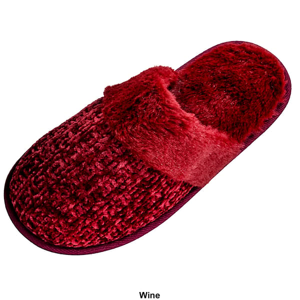 Womens Ella & Joy Chenille Slippers