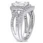 Gemstone Classics&#8482; Diamond & Lab Created White Sapphire Ring - image 2