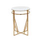 9th & Pike(R) Gold-Tone Metal Contemporary Accent Table - image 1