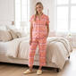 Womens MUK LUKS(R) Nautical Fairisle Shawl Cropped Pajama Set - image 1