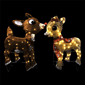 Northlight Lighted Rudolph & Clarice Outdoor Christmas Décor - image 3