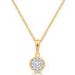 Nova Star® Lab Grown Diamond Bezel Frame Pendant & Earring Set - image 2
