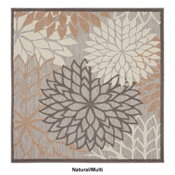 Nourison Aloha Tropical Indoor/Outdoor Square Rug