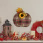 Northlight Seasonal 14in. Plaid Fall Pumpkin Wall Décor - image 2