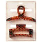 Womens Capelli New York 2pc. Tortoise Claw Clips - image 1