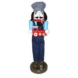 Santa's Workshop 14in. Train Conductor Nutcracker