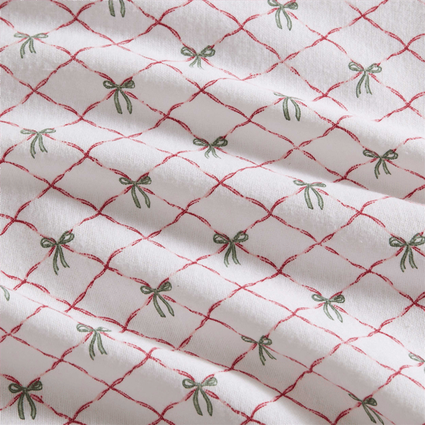 Martha Stewart Holiday Bows Sheet Set