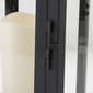 Alpine Black Hexagonal Candlelit Lantern w/ Warm White LEDs - image 9