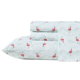 Tommy Bahama Flamingo Santa 200TC 4pc. Sheet Set