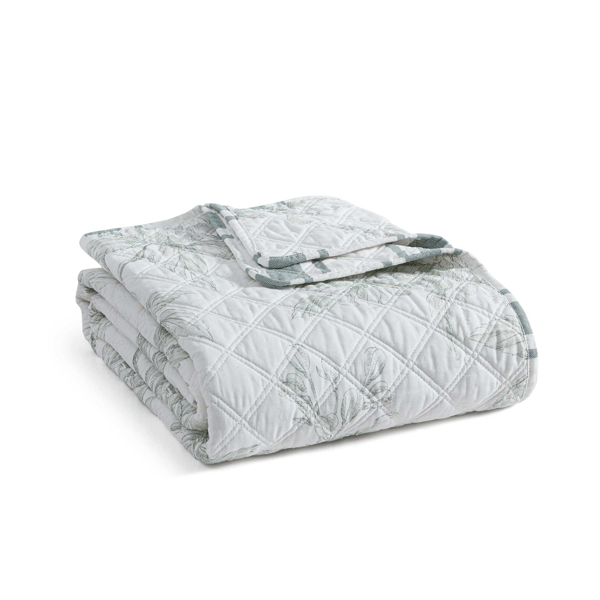 Martha Stewart Vine Flora Throw Blanket