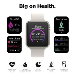 Adult Unisex iTouch Air 4 Titanium Smart Watch - TA4M01-TM1
