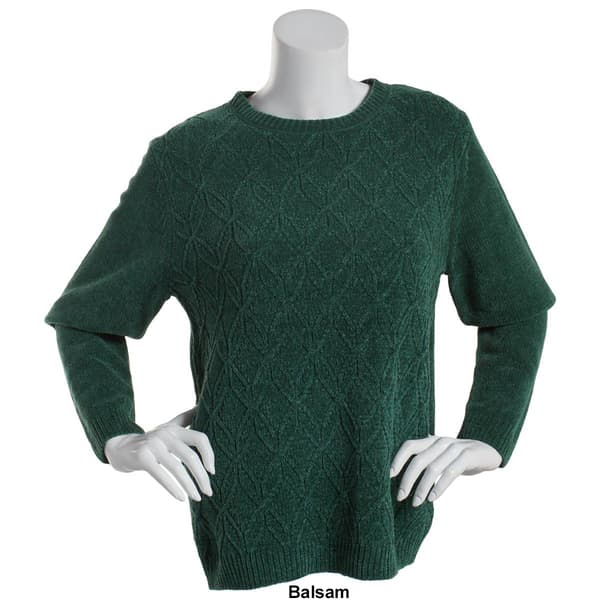 Womens Alfred Dunner Pullover Chenille Sweater
