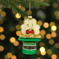 Northlight Shamrock & Leprechaun Hat Glass Christmas Ornament - image 2