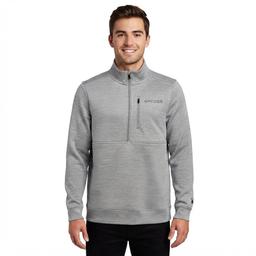 Mens Spyder Textured Bonded Fleece 1/4 Zip