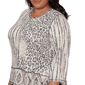 Plus Size Alfred Dunner Detail Driven 3/4 Sleeve Spliced Blouse - image 5