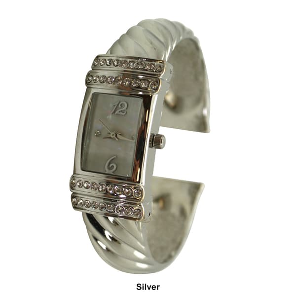 Womens Olivia Pratt™ Square Face Bangle Women Watch - A918308