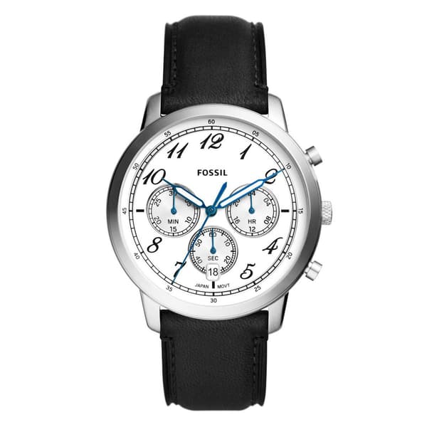 Mens Fossil Neutra Chronograph Leather Strap Watch - FS6023 - image 