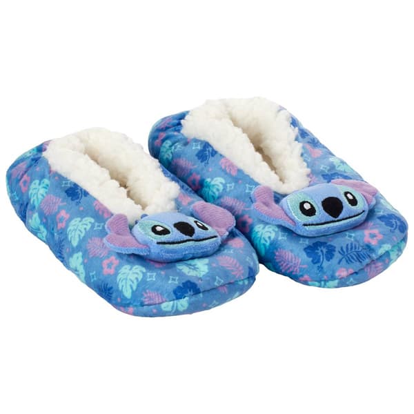 Womens Disney Stitch 3D Slipper Socks - image 