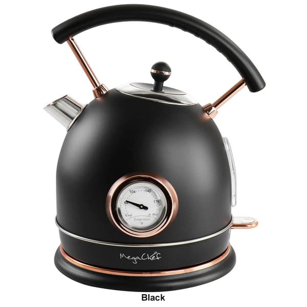 MegaChef 1.8L Half Circle Electric Tea Kettle w/ Thermostat