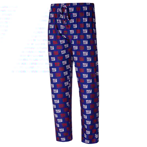 Mens College Concepts NY Giants Record Knit Lounge Pants - image 