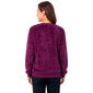 Womens Inner Circle Ghost Cat Sequin Sherpa Sweatshirt - image 3