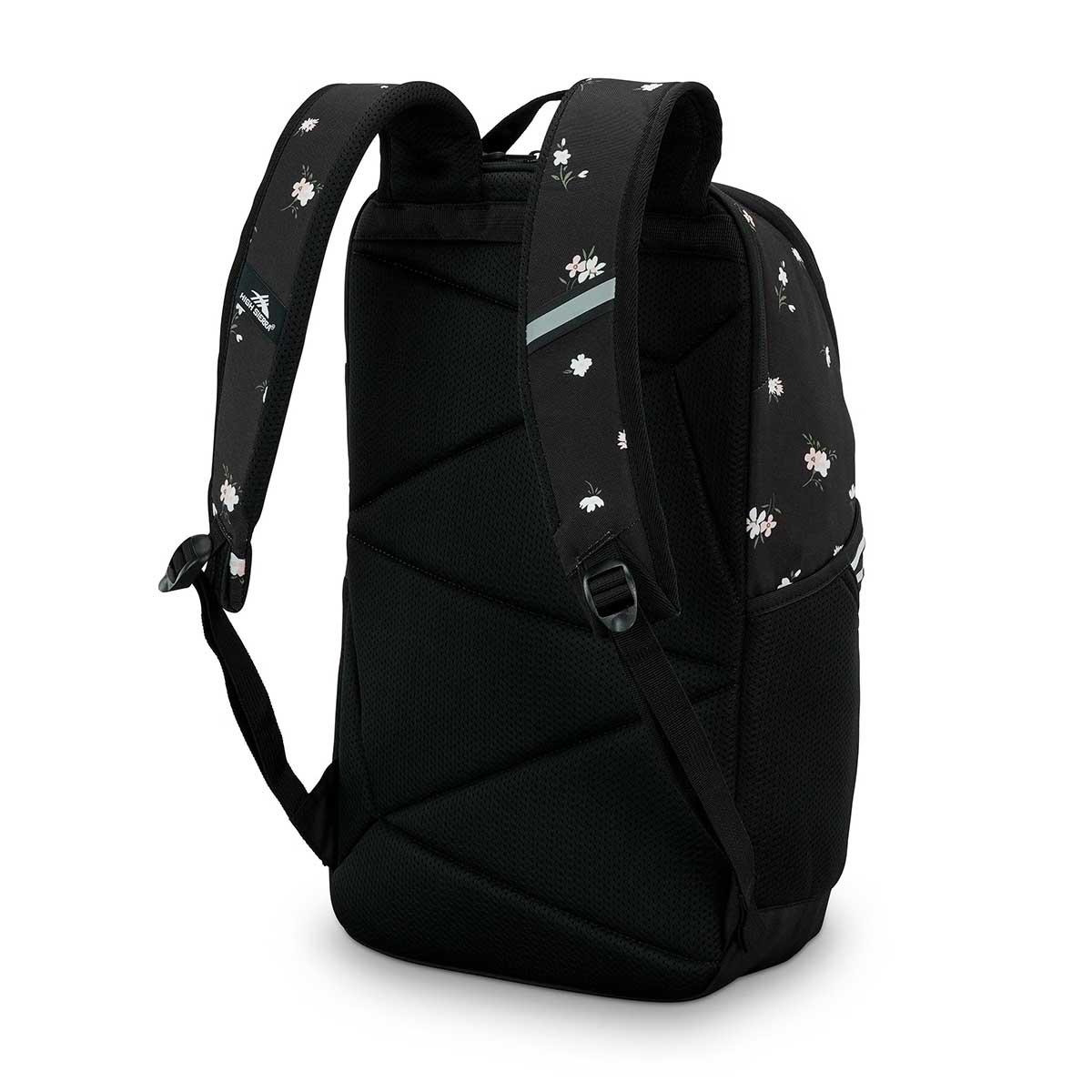 High Sierra Swoop Signature Floral Backpack - Black