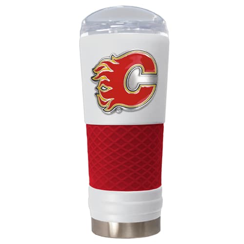 NHL Calgary Flames DRAFT Powder Coated Stainless Steel...