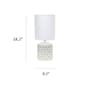 Simple Designs Black Squares Fresh Prints Ceramic Base Table Lamp - image 9