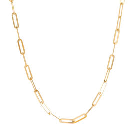 Gold Classics&#8482; 10kt Gold Polished Paperclip Chain Necklace