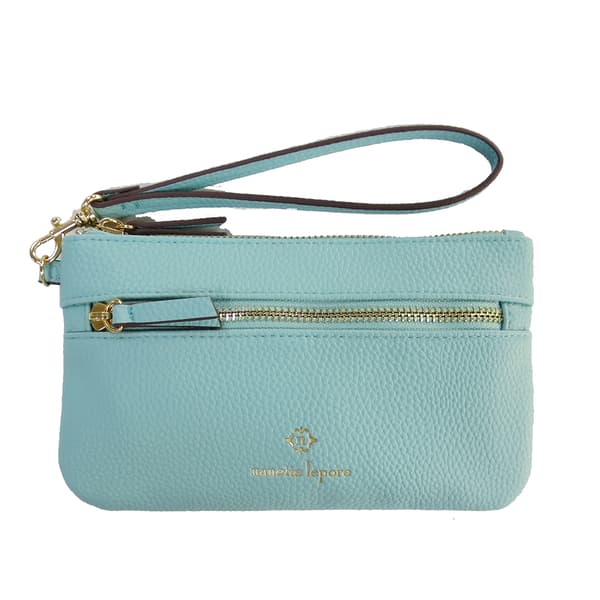 Nanette Lepore Top Zip Tech Wristlet - image 