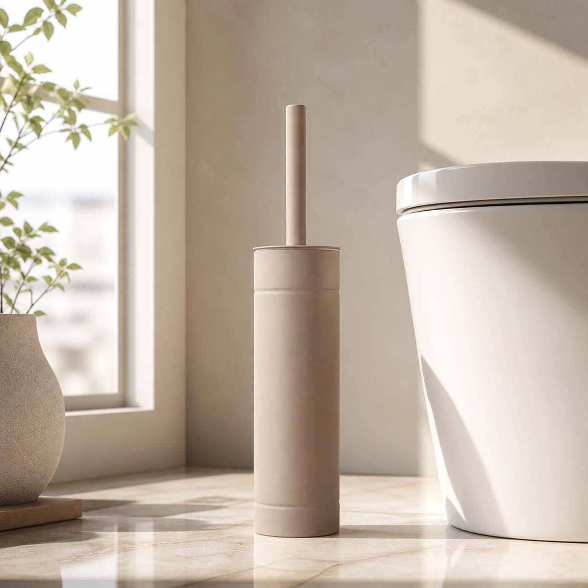 Heavy Slim Toilet Brush - Taupe