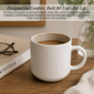 Sango Anderson Reactive Cream 16.5oz. Coffee Mugs - Set of 4 - image 7