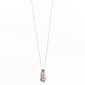 Design Collection Two-Tone Open Teardrop Necklace - image 1