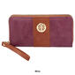 Womens Sasha Two Tone Nubuck Wristlet - image 6