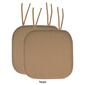 Sweet Home Collection Honeycomb Memory Foam Chair Pads w/ Ties - image 6