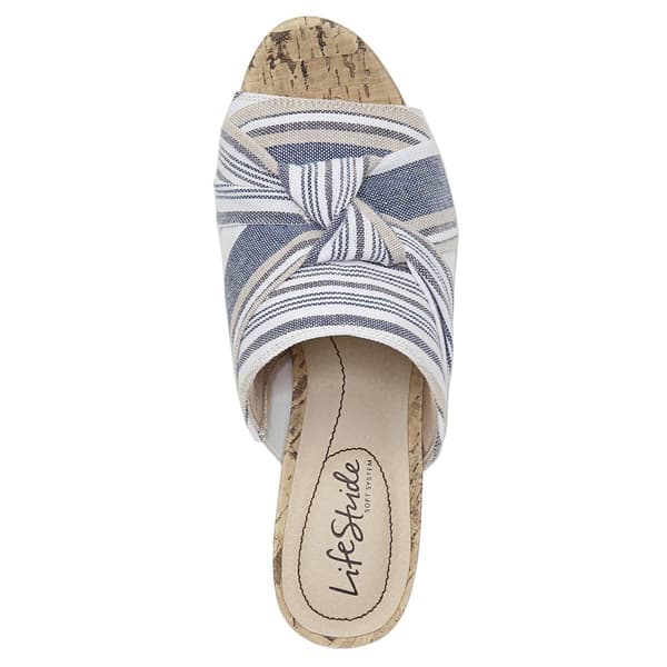 Womens LifeStride Laguna Platform Slide Sandals