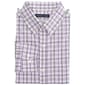 Mens Preswick & Moore(R) Regular Fit Plaid Dress Shirt - Eggplant - image 1