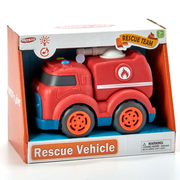 Hunson Firetruck w/ Sound & Light - image 