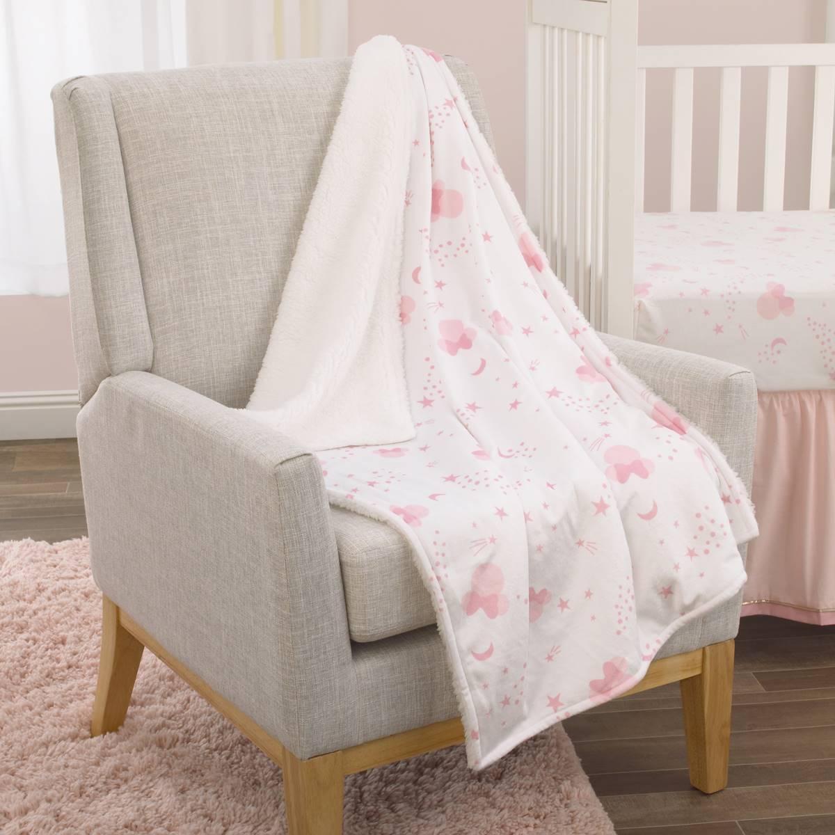 Disney Minnie Mouse Twinkle Twinkle Super Soft Baby Blanket
