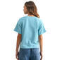 Womens CITY BLUES Short Sleeve Cropped Barcelona Graphic Tee - image 2