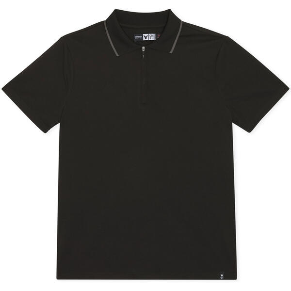 Young Mens Company 81&#40;R&#41; Short Sleeve Zipper Polo - image 