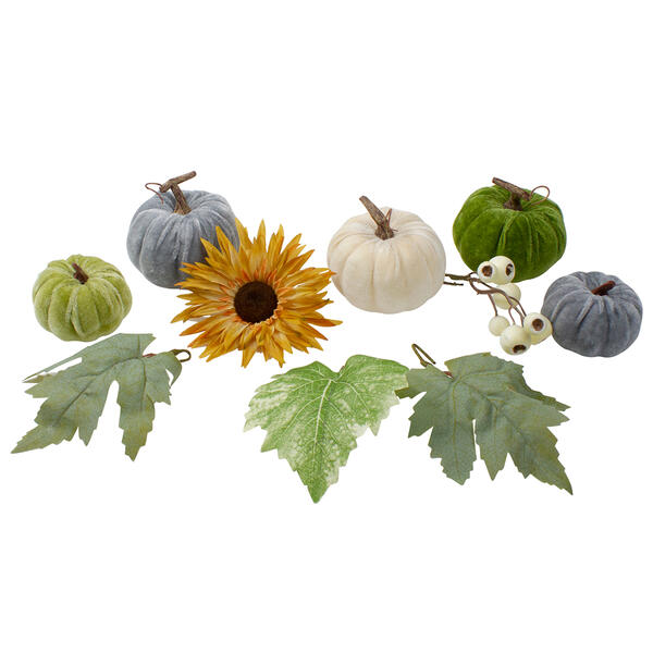 Northlight Seasonal Pumpkins and Leaves Thanksgiving Decor Set - image 