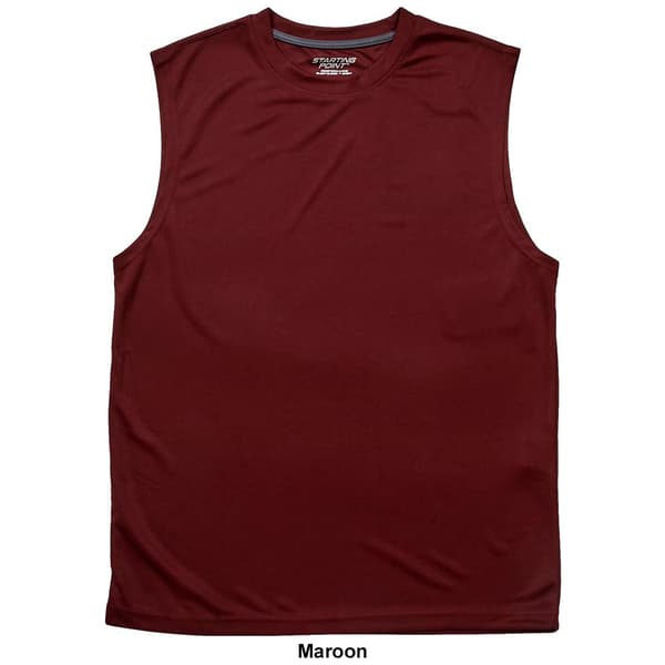 Mens Starting Point Sleeveless Performance Tee