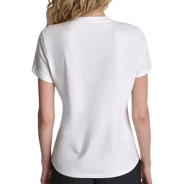 Womens DKNY Short Sleeve Manhattanhenge Graphic Tee